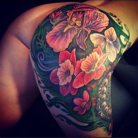 flower butt tattoos|30 Beautiful Flower Tattoos for Women & Meaning